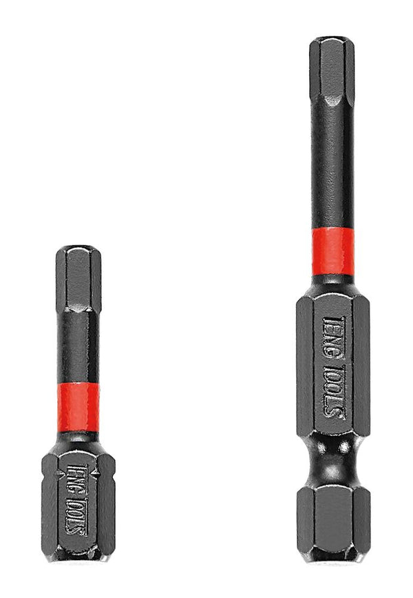 Teng Tools HEXP5000401 Impact Bit 4mm Hex 50mm Length 1/4" Hex Drive 1 Piece