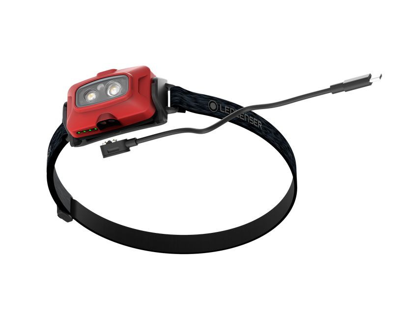 Ledlenser 502792 HF4R CORE RECHARGEABLE LED Headlamp - Red (500)