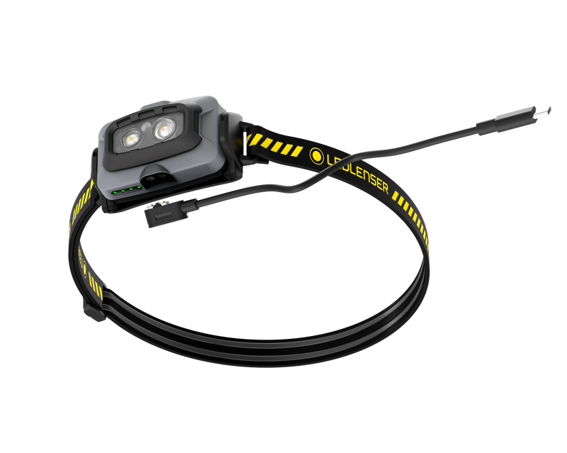 Ledlenser 502793 HF4R WORK RECHARGEABLE LED Headlamp - Yellow (500)