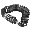 Sealey HGL01 Helmet/Gear Cable Lock