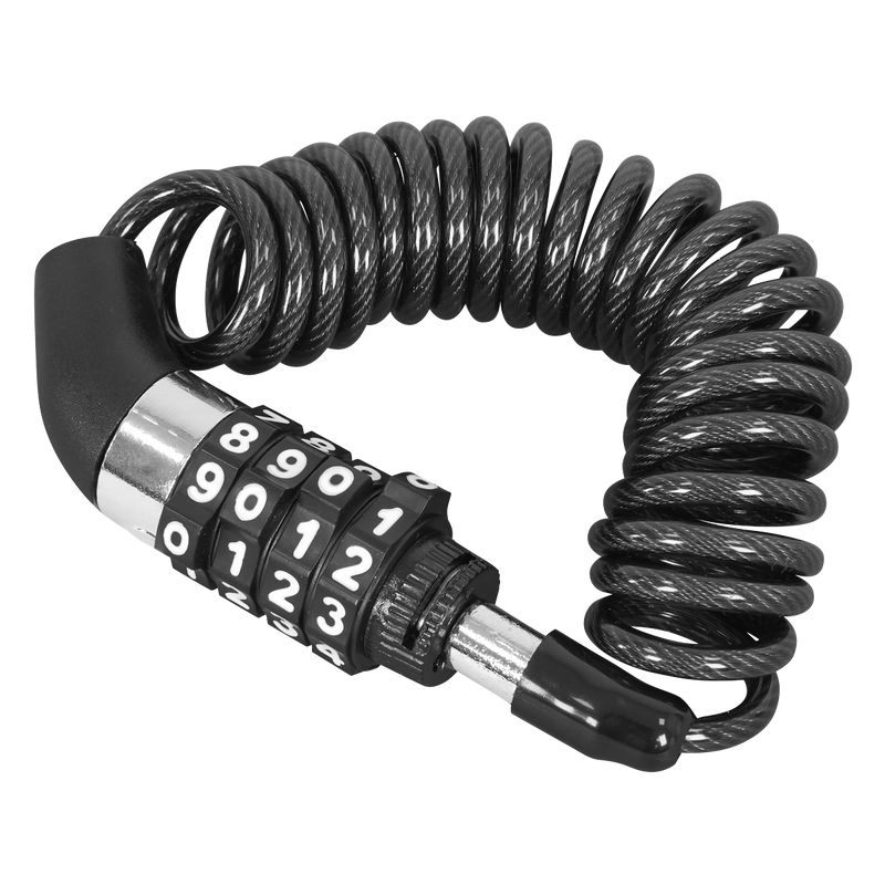 Sealey HGL01 Helmet/Gear Cable Lock