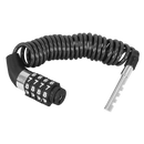 Sealey HGL01 Helmet/Gear Cable Lock