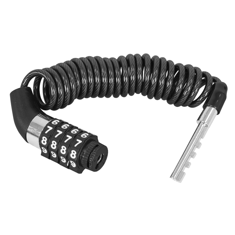 Sealey HGL01 Helmet/Gear Cable Lock