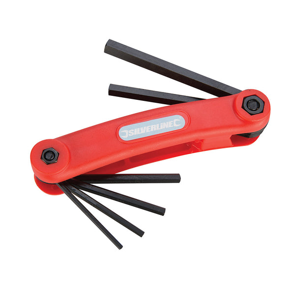 Silverline HK07 Hex Key Metric Tool 7pce