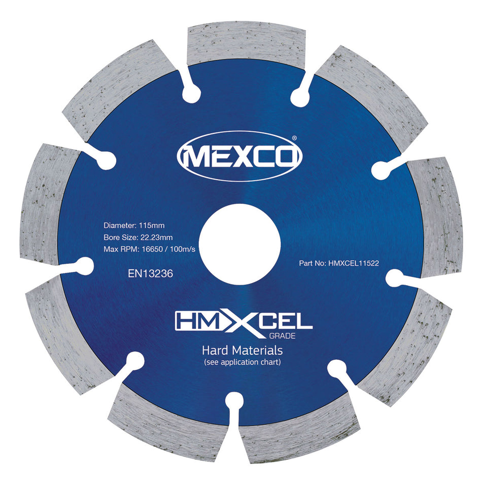 Mexco HMXCEL11522 115MM HARD MATERIALS XCEL GRADE