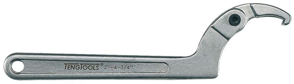 Teng Tools HP101 Hook Wrench 19 to 50mm (3/4" to 2") Capacity