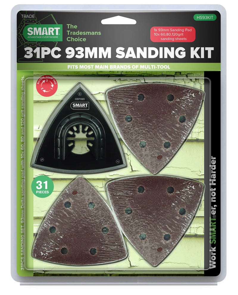 SMART HS93KIT Trade Series 31 Piece Complete Sanding Kit