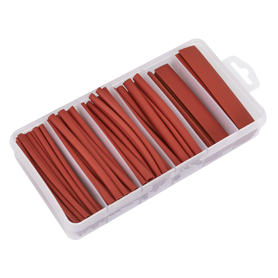 Sealey HST100R Heat Shrink Tubing Assortment 100mm 95pc - Red