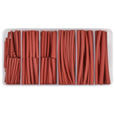 Sealey HST501R Heat Shrink Tubing Assortment 50 & 100mm 180pc - Red