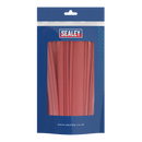Sealey HSTAL72R Adhesive Lined Heat Shrink Tubing Assortment 200mm 72pc - Red