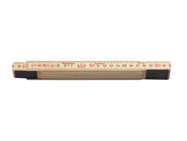 Hultafor 100004 Wooden Folding Rule 2m HUL100004