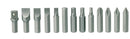 Teng Tools ID515BIT Impact Driver Bits 13 Piece Set for ID515