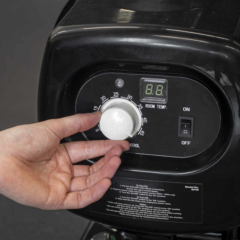 SEALEY IR115 Infrared Space Warmer¨ Kerosene/Diesel Heater 51,000Btu/hr