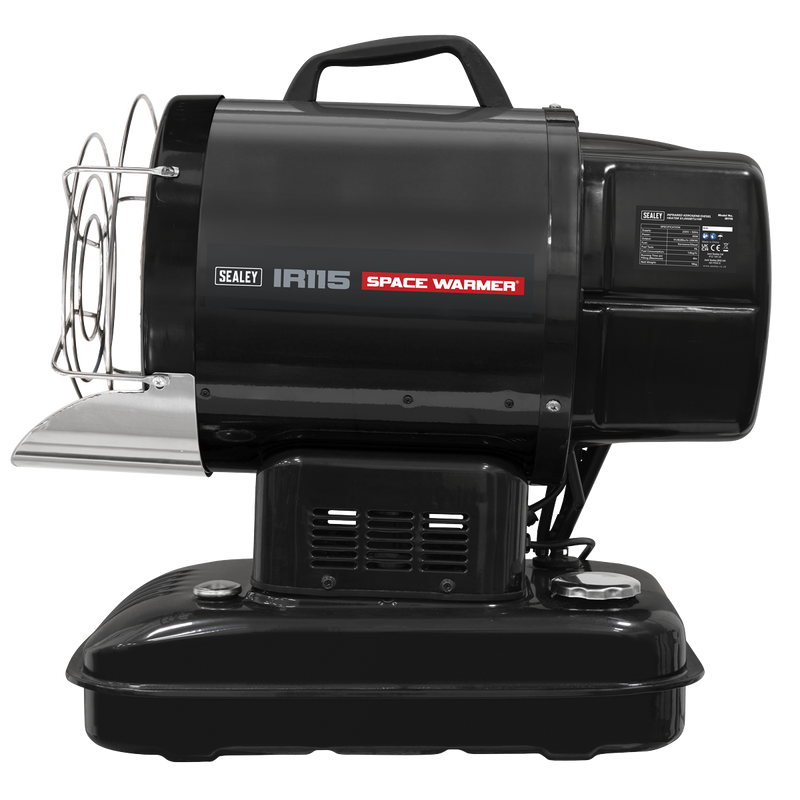 SEALEY IR115 Infrared Space Warmer¨ Kerosene/Diesel Heater 51,000Btu/hr