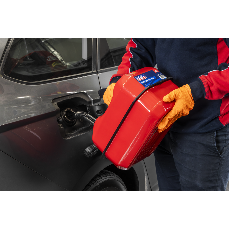 Sealey JC10RR Jerry Can 10L - Red