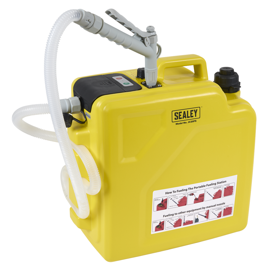 Sealey JC20FS Multi-Powered Portable Fuelling Station 20L