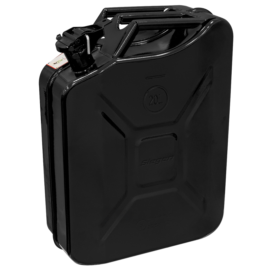 Sealey JCY20B Jerry Can 20L - Black