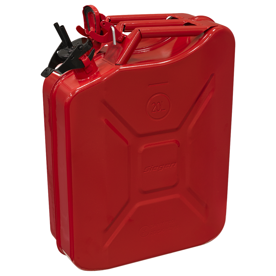 Sealey JCY20R Jerry Can 20L - Red