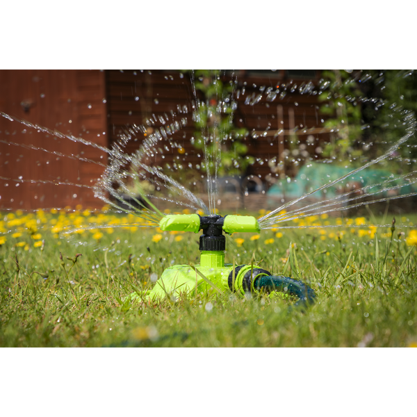 Sealey JS2023 Adjustable Rotating Garden Sprinkler 3-Arm
