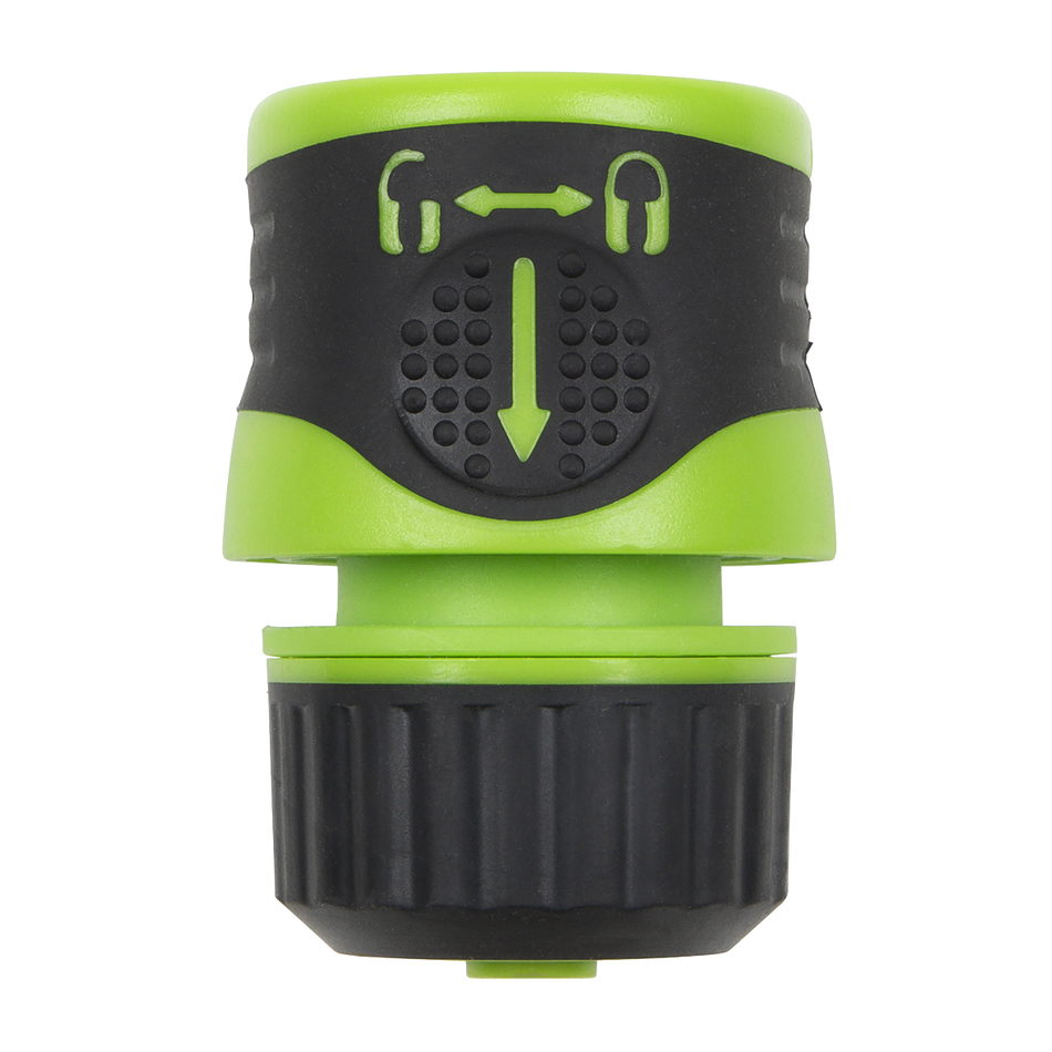 Sealey JS3051 Soft Touch Hose Connector With Water Stop & Lock 1/2"-5/8"