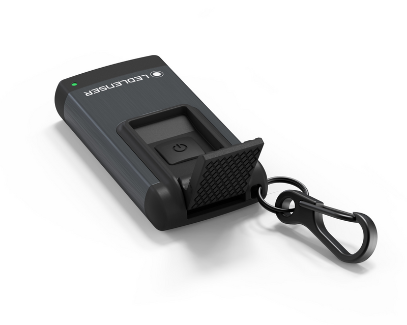 Ledlenser 502574 NEW K4R Key-ring RECHARGEABLE LED Torch - Grey / Black (120)