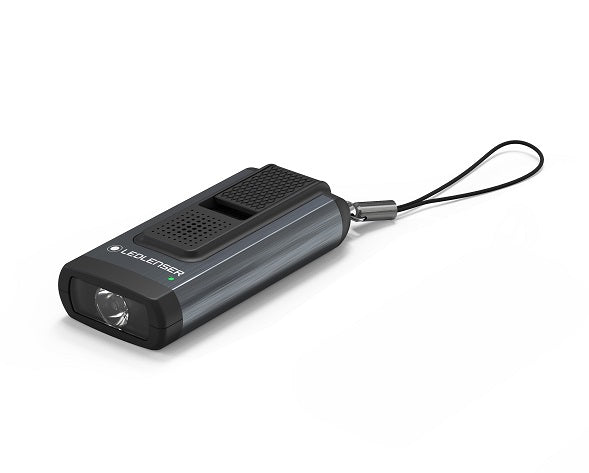 Ledlenser 502580 NEW K6R SAFETY Key-ring RECHARGEABLE LED Torch - Grey / Black (400)