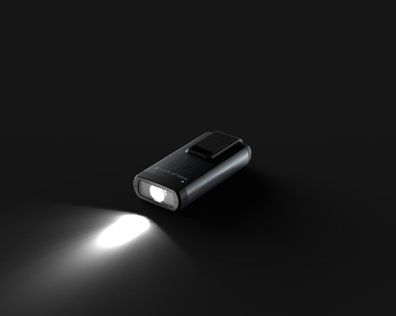 Ledlenser 502577 NEW K6R Key-ring RECHARGEABLE LED Torch - Grey / Black (400)