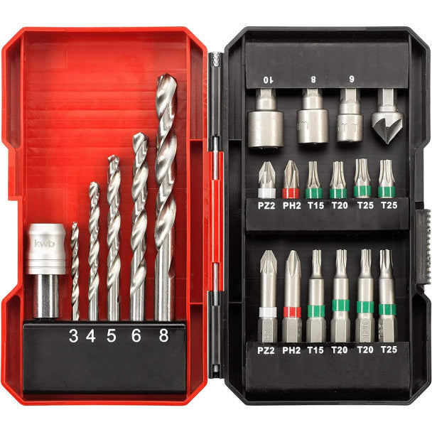 Einhell KWB 22 Piece Drill & Screwdriver Bit Set