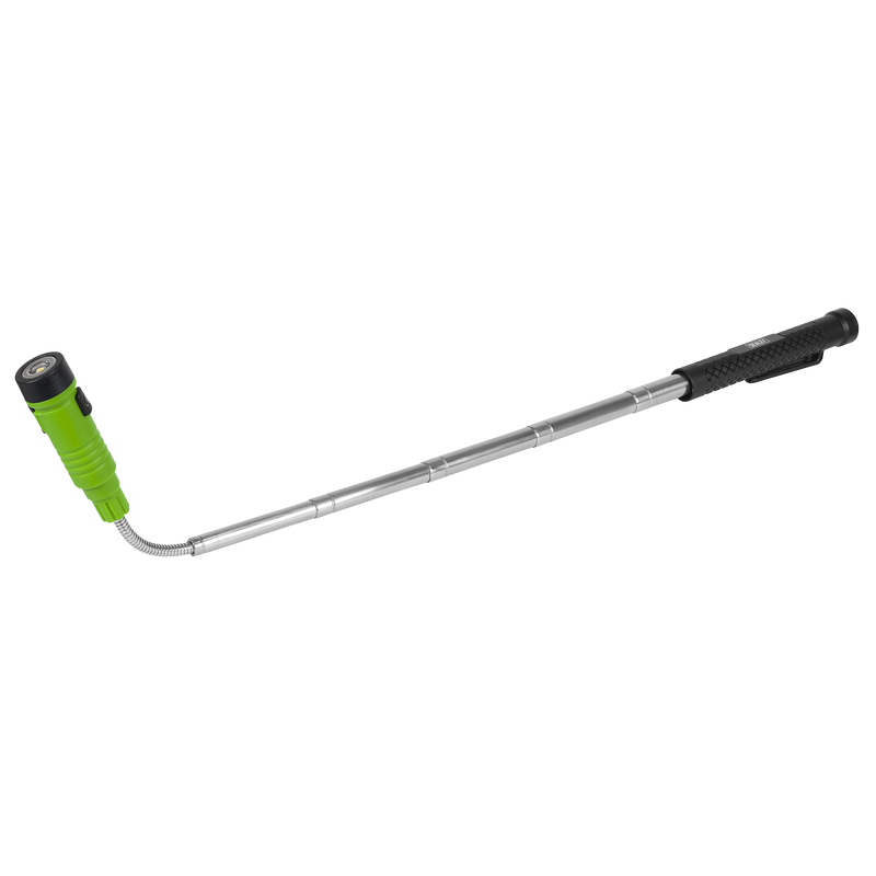 Sealey LED100PTR Telescopic Flexi Rechargeable Magnetic Pick-Up Tool Light 1W SMD LED