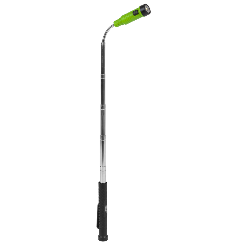 Sealey LED100PTR Telescopic Flexi Rechargeable Magnetic Pick-Up Tool Light 1W SMD LED