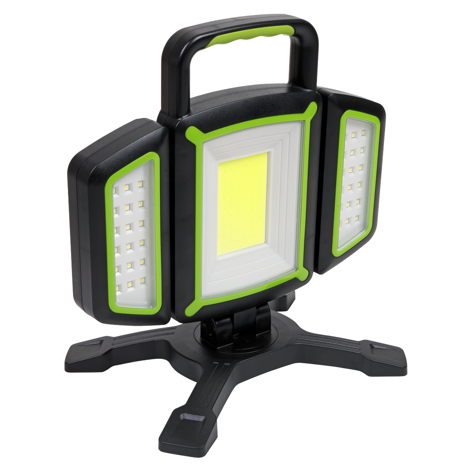 Sealey LED18WFL Rechargeable Flexible Floodlight 18W COB & 9W SMD LED