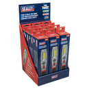 Sealey LED2001DB LED Twist Rechargeable Inspection Light 16W COB & 1W SMD - Display Box of 12