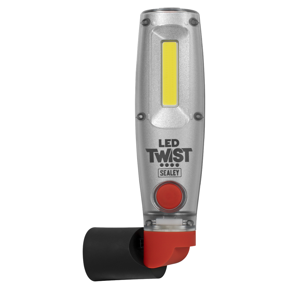 Sealey LED2001 LED Twist Rechargeable Inspection Light 16W COB & 1W SMD