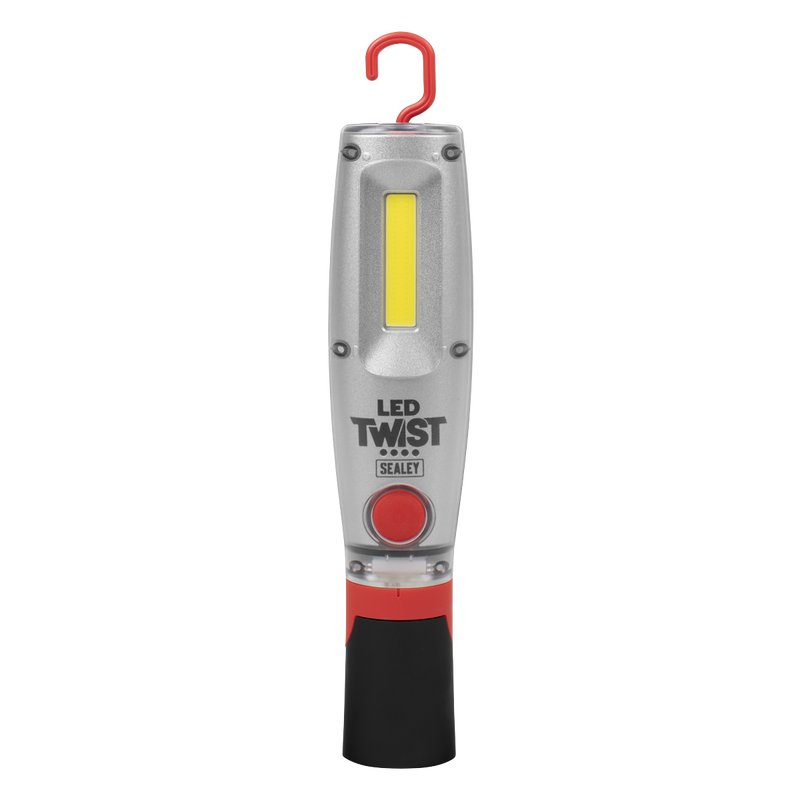 Sealey LED2001 LED Twist Rechargeable Inspection Light 16W COB & 1W SMD