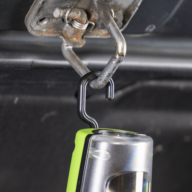 SEALEY LED3001G Rechargeable LED Twist Inspection Light 20W COB + 3W SMD, 3000lm, Magnetic Base & Power Bank