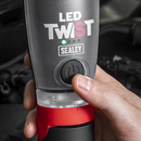 SEALEY LED3001 Rechargeable LED Twist Inspection Light 20W COB & 3W SMD, 3000lm, Magnetic Base & Power Bank