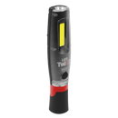 SEALEY LED3001 Rechargeable LED Twist Inspection Light 20W COB & 3W SMD, 3000lm, Magnetic Base & Power Bank