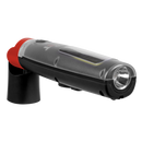 SEALEY LED3001 Rechargeable LED Twist Inspection Light 20W COB & 3W SMD, 3000lm, Magnetic Base & Power Bank