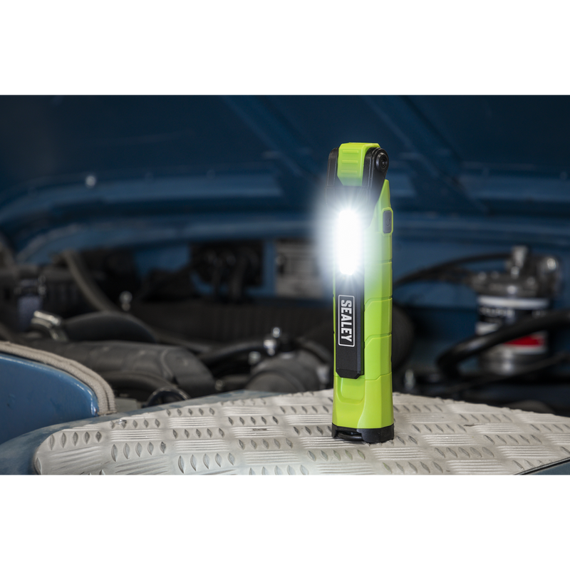 Sealey LED3605G Rechargeable 360 degree Inspection Light 10W & 2 x 4W SMD LED - Green