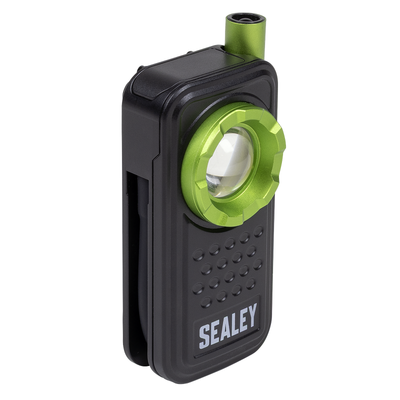 SEALEY LED600FX Pocket Light with Flexi Inspection Light 8W COB LED & 1W SMD LED