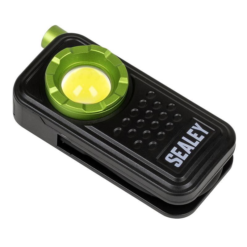 SEALEY LED600FX Pocket Light with Flexi Inspection Light 8W COB LED & 1W SMD LED