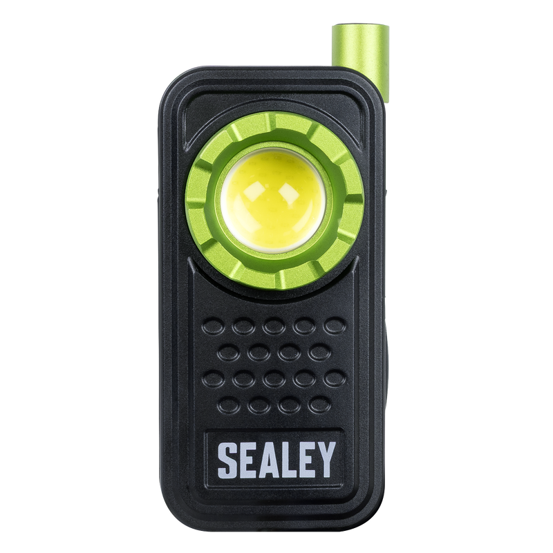 SEALEY LED600FX Pocket Light with Flexi Inspection Light 8W COB LED & 1W SMD LED