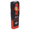 Sealey LED601CM LED Twist Rechargeable Inspection Light 6W COB LED & 1W SMD LED Colour Match CRI 96+