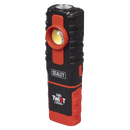 Sealey LED601CM LED Twist Rechargeable Inspection Light 6W COB LED & 1W SMD LED Colour Match CRI 96+