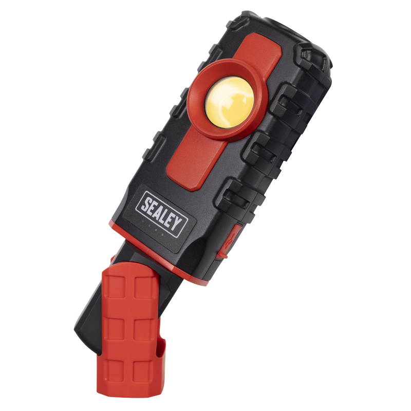 Sealey LED601CM LED Twist Rechargeable Inspection Light 6W COB LED & 1W SMD LED Colour Match CRI 96+