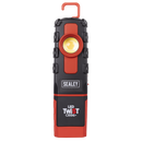 Sealey LED601CM LED Twist Rechargeable Inspection Light 6W COB LED & 1W SMD LED Colour Match CRI 96+