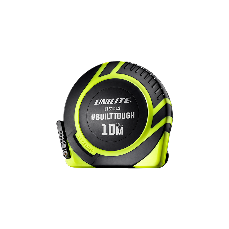 Unilite LTS1013 The Unilite LTS1013 is a heavy-duty 10m/33ft steel tape measure with a 13mm wide nylon-coated blade.