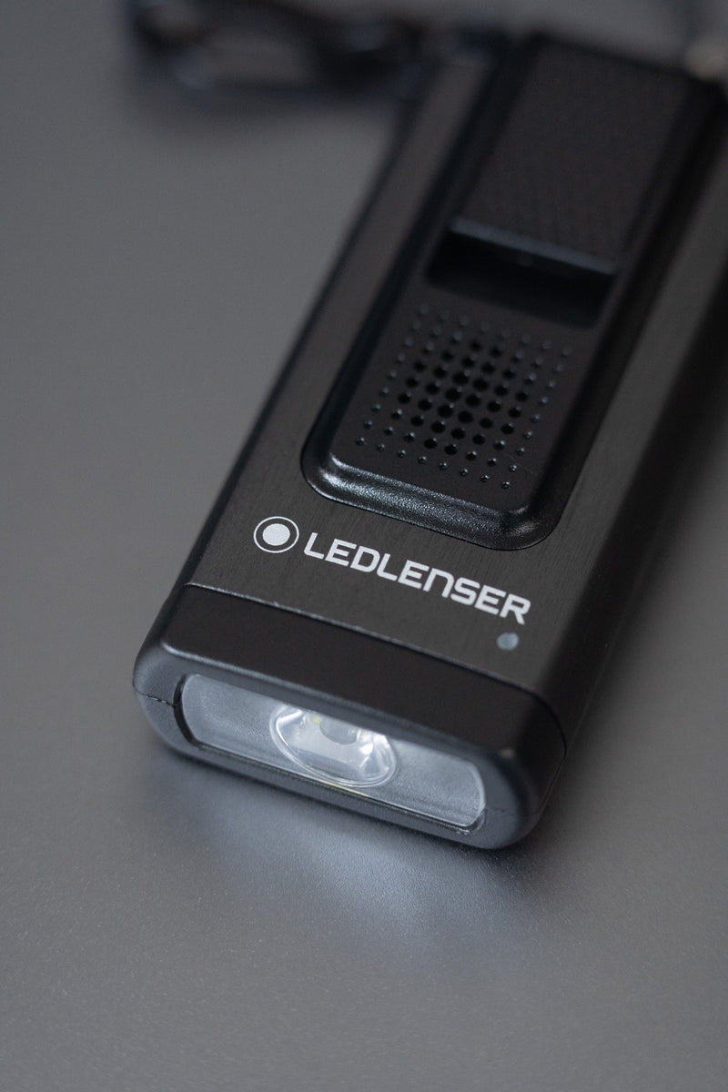 Ledlenser 502580 NEW K6R SAFETY Key-ring RECHARGEABLE LED Torch - Grey / Black (400)