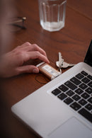 Ledlenser 502581 NEW K6R SAFETY Key-ring RECHARGEABLE LED Torch - White / Rose Gold (400)