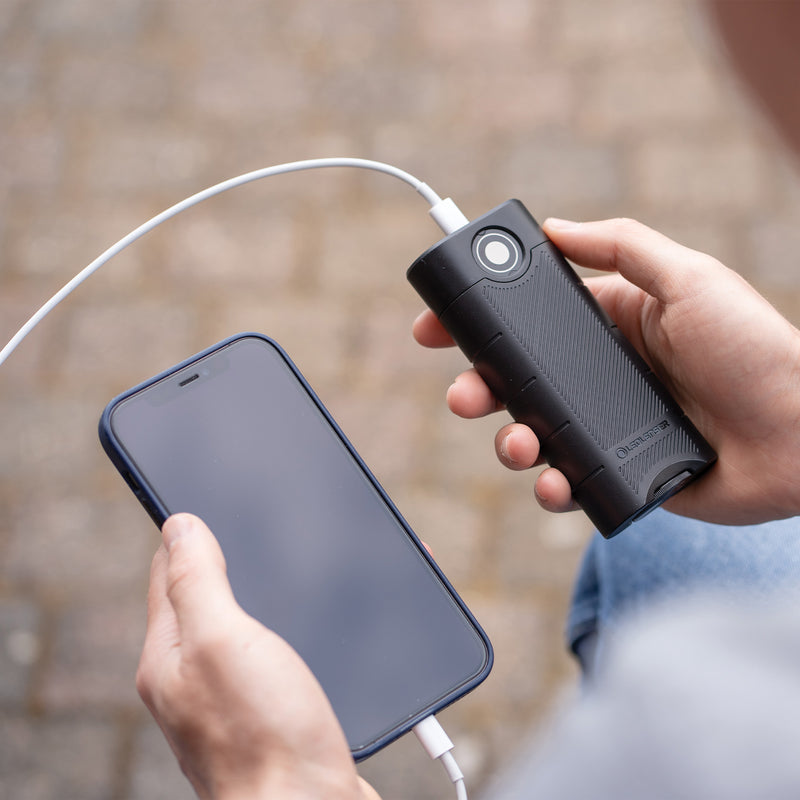 Ledlenser 502127 NEW FLEX10 Powerbank Plus incl 2 x L-ion 21700 (9000mAh)